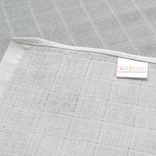 4 Stück – Mulltücher / Spucktücher / Mullwindeln, 80 x 80 cm – bedruckt – Krönchen Grau, doppelt gewebt mit verstärkter Umrandung, maschinenwaschbar bis 60° C, Öko-Tex Standard 100 - 4
