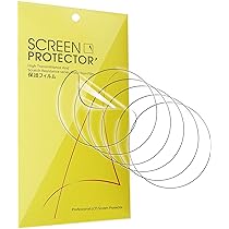 MTHGH 44mm(1.73inch) vetro pellicola protettiva (4 Pack) ,vetro temperato protezione per SmartWatch ,con di durezza 9H, antigraffio, anti-esplosione, senza bolle, ad alta definizione