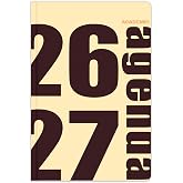 Matt Notebook 2026-2027 B5 Akademik Ajanda 17x24 cm - 17 Aylık Sarı