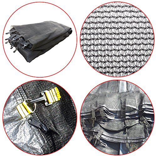 AWM Trampolin Randabdeckung Federabdeckung + Sicherheitsnetz Fangnetz - 3