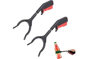 banjiabb 2 Stück müllzange,müllzange Kinder,greifzange für senioren,30cm Greifer für Senioren,Tragbare Müll Zange Greifarm,Müllsammelzange,Müllgreifer,für Recycling, Garten, Hof