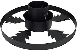 FineHome Metall Tannenbaumständer Weihnachtsbaumständer Ø 40cm Baumständer Christbaumständer Modell Tanne