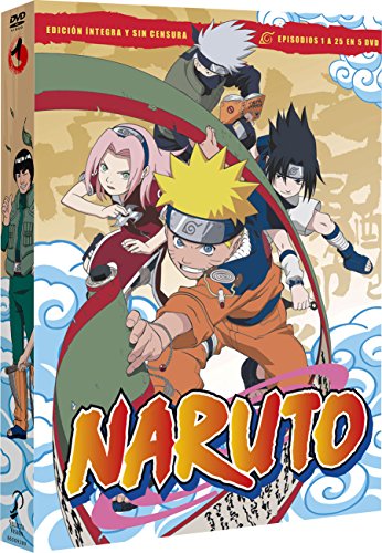 Consigue toda la saga Naruto en DVD. Disfruta de 25 episodios con calidad de imagen perfecta. El pack ideal para fans de anime que buscan la mejor experiencia a un precio increíble. ¡No te quedes sin esta colección!