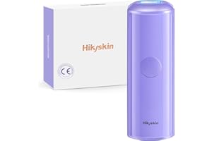 Hikyskin Épilateur Lumière Pulsée Laser - Réelle Indolence & Lissage du Corps Entier en 6 Semaines, IPL Lumiere Pulsée au Saphir avec 9 Niveaux, Max 21J, Flash illimité, pour Femme & Homme à la Maison