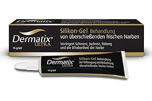 Dermatix Ultra Narbengel, Narbensalbe nach OP, Gegen Schwellung, Juckreiz, Schmerzen und Rötung, Narbencreme für Kinder und Erwachsene, Narbenpflege 15 g