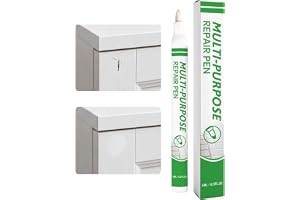 Vit Reparationsfärgpenna 5ml Snabbtorkande Multifunktionell Vit | Penna För Reparation Av På Väggar För Metaller, Trä, Kakel, Läder, Soffor, Apparater, Dörrar, Skåp
