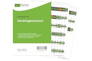 ‎STEINFACHER Steinfacher Griffregister für Handelsgesetzbuch (HGB) (ohne Folien)