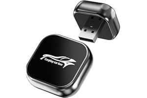 KOSSFEI Wireless CarPlay Adapter,2-in-1 CarPlay & Android Auto Wireless Adapter with Mini Snug Fit Design, Converts Factory Wired to Seamless for iPhone iOS 10+ & Android 11+