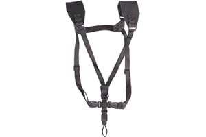 Neotech Soft Harness, Loop Attachment Saxophone Strap (2501272) Black