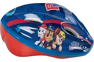 TATAWAY IN VIAGGIO SI CRESCE TataWay - Casque de vélo Enfant, Graphique Paw Patrol, Réglable 52-56 cm, Fermeture à Clip, Bleu, Taille 52-56 cm, Plastique