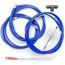 Kit Pulizia Camino BARETTO - 10 Metri Con Scovolo Nylon 180mm, Per Canna Fumaria