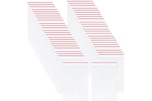 QincLing 400 Stück Kleine Polybeutel Verschlussbeutel Qiederverschließbare Tüten Transparente Aufbewahrungsbeutel Plastiktüten Verschluss Ziplock Aufbewahrung Mit Druckverschluß (4cm*6cm) Polyethylen