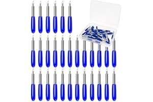Gebildet 30pcs 60° Replacement Blades for Explore Air, Explore Air 2, Explore Air 3, Expression for Vinyl Cutting Machines(Blue Cap)