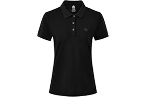 AjezMax Femme Performance Polo à Manches Courtes Sport Tennis Golf Hauts