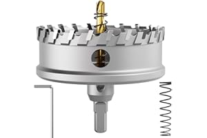 CSOOM Sega a tazza in metallo duro ad alte prestazioni, TCT. Acciaio inossidabile e rete metallica sono la scelta ideale (100 mm)
