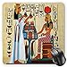 Produktbild HYYCLS Retro Mauspads, Papyrus Design with Elements of Ancient Egyptian History Antique Artful Illustration, Standard Size Rectangle Non-Slip Rubber Mousepad, Multicolor