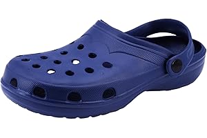 JOMIX Sabot Uomo Zoccoli in Gomma Eva Leggeri Antiscivolo Ciabatte da Spiaggia e Giardino Pantofole Estive Sandali Uomo da Mare e Piscina