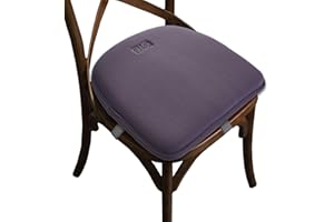 Big Hippo Chair Cushion, Memory Foam Seat Pads for Chairs Padded Seat Cushion Chair Pads Cushions with Elastic Bands Non-Slip Seat Pad Cushions Perfect for Home Kitchen Garden Office Car