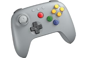 8BitDo 64 Bluetooth Controller for Analogue 3D, Switch, Switch 2, Windows, and Android