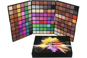 FantasyDay Profi 162 Farben Hochpigmentierte Warme Natürliche Matt Schminke Lidschatten Palette Makeup Kit - Augenschatten Eyeshadow Make Up Kosmetik Make-up Palette Schimmer Set