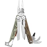 Leatherman Signal Multitool, Green Table | 19 Tools for Camping and Survival