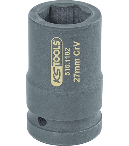 KS Tools 515.1824 Sechskant-Stecknuss Lang, 24 Mm – Robustes Profi-Werkzeug Für Hohe Drehmomente