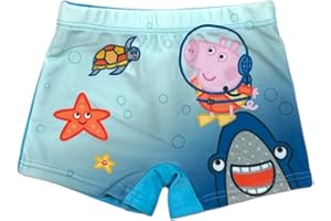 Disney Costume da Bagno Peppa Pig Swim Trunks Unisex - Bambini e Ragazzi (Pacco da 1)