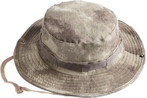 QMFIVE Tactique Boonie Chapeau, Camo Round Chapeau pêcheur Chapeau de Soleil pour Paintball Airsoft Camping Outdoor
