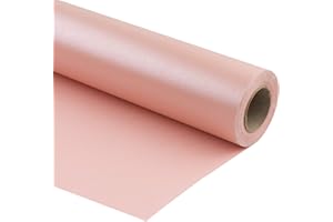 RUSPEPA Carta Da Regalo Opaca Rosa - 81,5 Mq - Carta Perlata Tinta Unita Perlata Perfetta Per Matrimoni, Compleanni, Natale, Regali Per La Doccia Per Bambini - 76 cm X 10 m