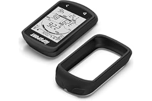 CYCLAMI Case Compatible with IGPSPORT BSC100S Soft Silicone Cover GPS Bike Computer Accessories Protective Film Black