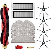 Chuancheng Xiaomi Roborock S6, S60, S65, S5, Max, S6, Max V, S6 Pure i&ccedil;in 13 par&ccedil;alı set, elektrikli s&uuml;p&uuml;rge aksesuarı, 1 x r