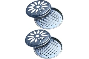 KQNM Paquete de 2 Soportes de Bobina Repelente de Mosquitos, Soporte de Incienso de Mosquitos, Soporte de Incienso de Mosquitos portátil de Acero Inoxidable para Viajes de Camping Familiares