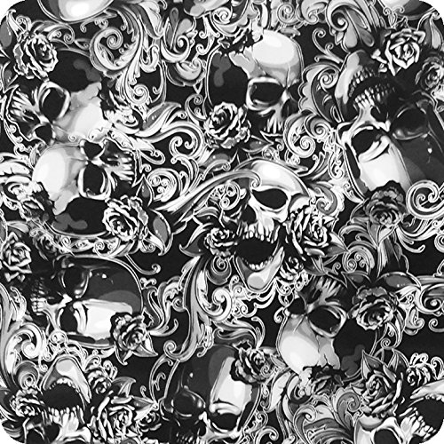 Film Pelicula Water Transfer Printing Hidroimpresion Hidrografia Hydra Hydrographic Hlc-066 Llamas Y Calaveras (2)