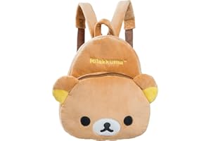 Pioupiou et Merveilles 16437 Rilakkuma - Plecak dziecięcy Rilakkuma 25CM - Plecak Kawaii dla dzieci - produkty pochodzące ze słynnej japońskiej serii animacji Rilakkuma - 16443
