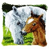 punto esmirna yorum Craftways Mother & Her Foal Latch Hook Kit