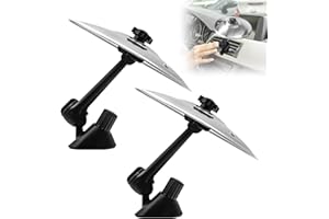 KERANEET 2 Stück Auto Crashs Becken Car Cymbals Auto Schlagzeug Becken Mini Schlagzeug Autos Autounfall Schlagzeugs Musikinstrumente Ornamente Für Alle Arten Von Fahrzeugen (silbrig)