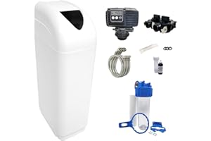 TOODO Adoucisseur D'eau 20l Vanne Fleck 5600 Sxt Complet Bac Blanc - Kit Essentiel