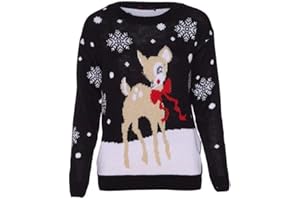 TOP VENDOR Enfants Filles garçons tricoté Rennes de Noël Rudolf Noël Nouveauté Pull 2-14