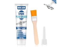WEILAOK Grasso al Silicone, 80g, per Candelette e Candele di Accensione, Componenti ad Alta Tensione, Resistente Alle Alte e Basse Temperature