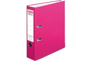 ‎HERLITZ Herlitz 11053683 Ordner maX.file protect A4 (8 cm mit Einsteckrückenschild) pink