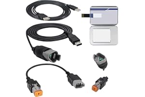 USB Diagnostic Cable Tool Scanner Kit with Chip FT232RL and Cable Bootstrap Tool Compatible with Evinrude E-tec, Fitch, DI 1999-2020 Outboard Boat Marine Engines, Ytpoools