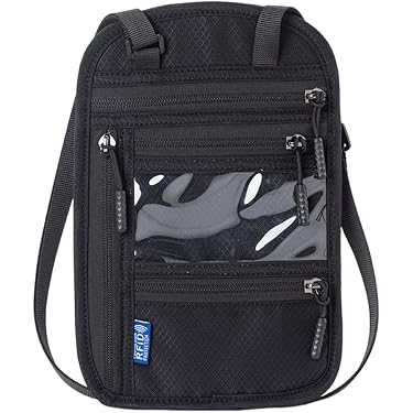 Portafoglio Da Viaggio, Porta Passaporto, Porta Carte, Borsa A Tracolla Organizer Custodia Protettiva Per Documenti E Biglietti Allestero~p151406588