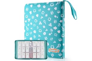 JoyHood Classeur Cartes compatible avec TCG Cartes, Album Carte, Livre Rangement Carte Collection, Porte Cartes à Collectionner, Capacité de 720 Cartes (Vert, 9 Poches)