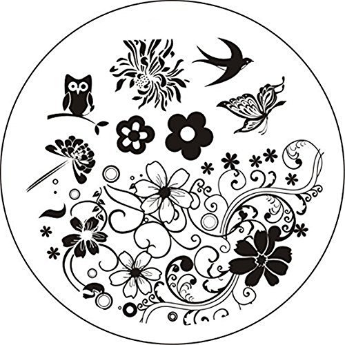 Born Pretty Charming Spring Nail Art Stamp Template Image Plate 24