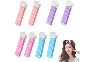 PLABBDPL 8 pezzi Clip per radici dei capelli, volume della radice dei capelli, bigodini autoadesivi, clip del volume, clip per capelli, clip volumizzante per la radice dei capelli, clip
