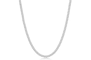 Evegfts Gold Chain | Silver Chain Men, 3.5/5/6/9/12MM Mens Chain Necklace Miami Cuban Chains for Men Women Jewelry Gift for Women Men Boy Girls Super Sturdy Shiny Mens Necklaces 18/20/22/24/26 Inch