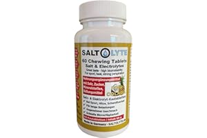 ‎SALTOLYTE SALTOLYTE 60 Chewing Tablets PinaColada Salz- und Elektrolyt-Kautabletten mit Natrium, Magnesium, Kalium, Calcium