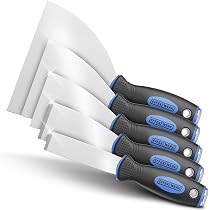 Spachtel Set,6 Stück Malerspachtel Spachtel Set mit Kunststoffgriff Zum Verspachteln & Abkratzen von Farbe oder Tapete-25/50/75/100/125/150mm Spachtel Set,6 Stück Malerspachtel Spachtel Set mit Kunststoffgriff Zum Verspachteln & Abkratzen von Farbe oder Tapete-25/50/75/100/125/150mm