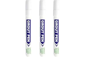 Aomhrek Fugenstift, Weiß, Silikon, Wasserdicht, Schimmelfest, Großes Fassungsvermögen, Langlebig, Ideal für Keramik, Glas, Metall