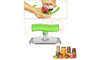 Irikdescia Ouvre-bocal réglable sans effort pour arthrite et mains faibles, pour personnes âgées, ouvre-bocal facile à ouvrir, pour les mains arthritiques (vert)